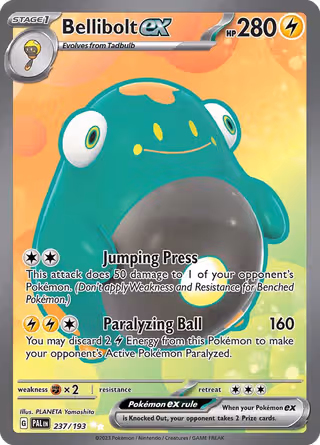 Bellibolt ex 237/193 Pokemon card