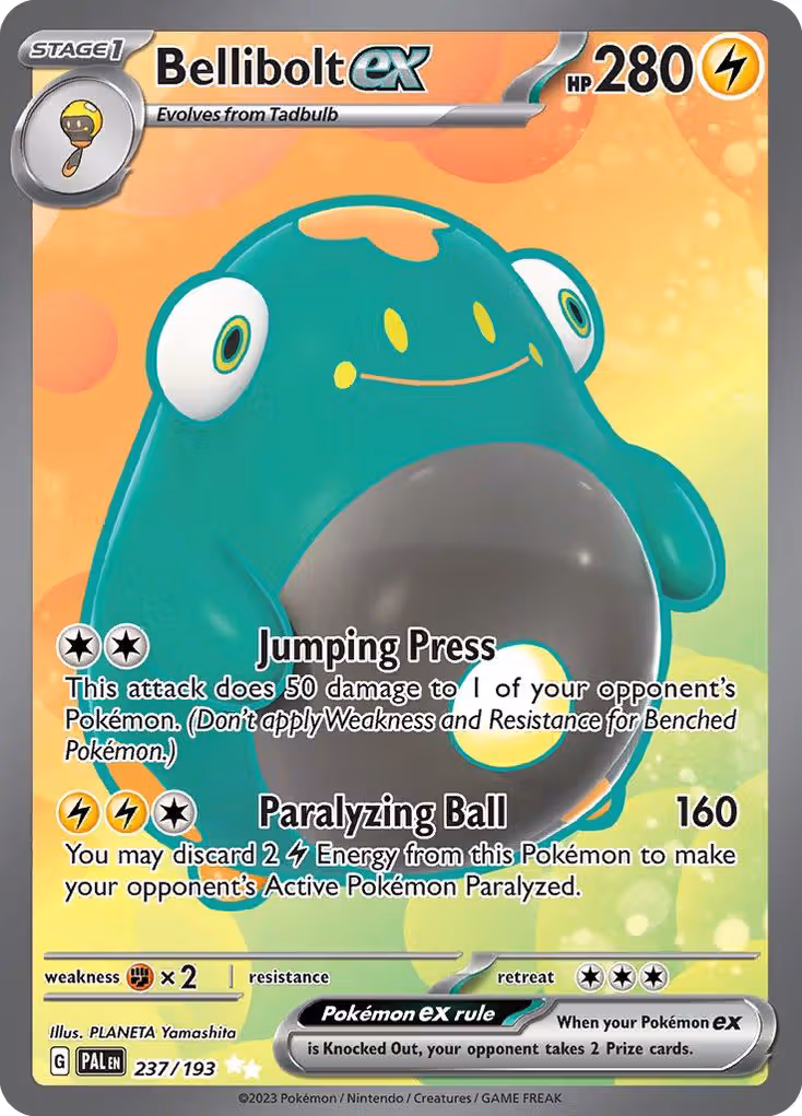Bellibolt ex 237/193 Pokemon card