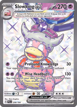 Slowking ex 238/193 Pokemon card