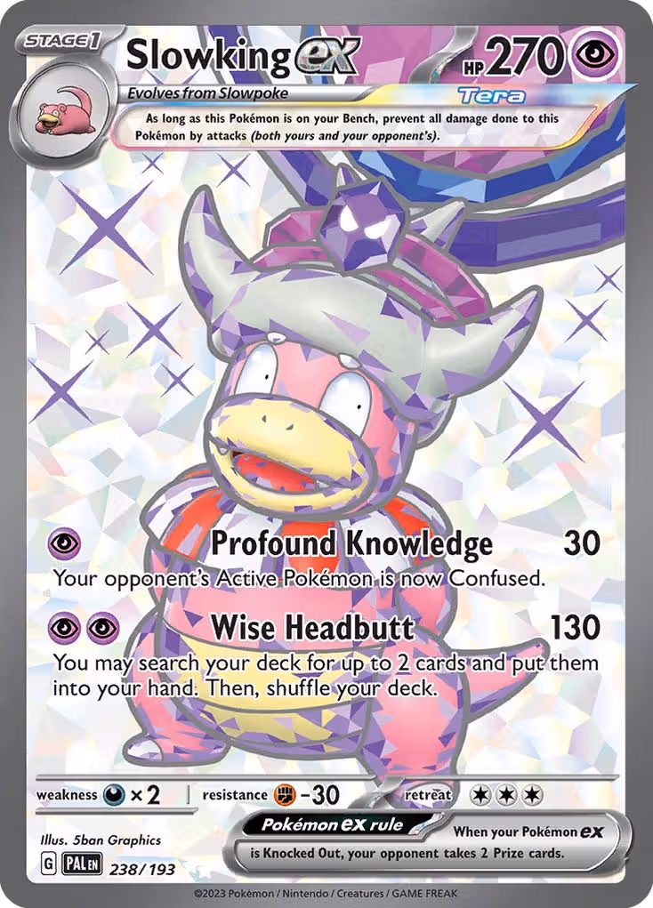 Slowking ex 238/193 Pokemon card