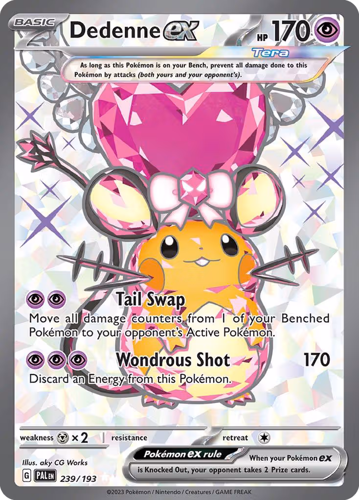 Dedenne ex 239/193 Pokemon card