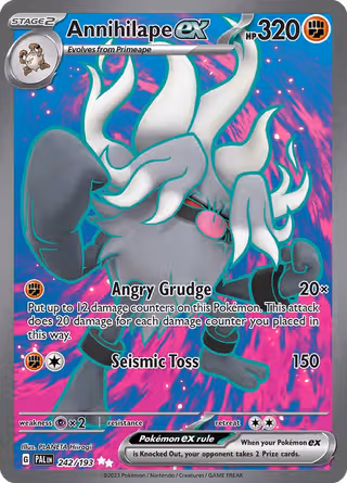 Annihilape ex 242/193 Pokemon card