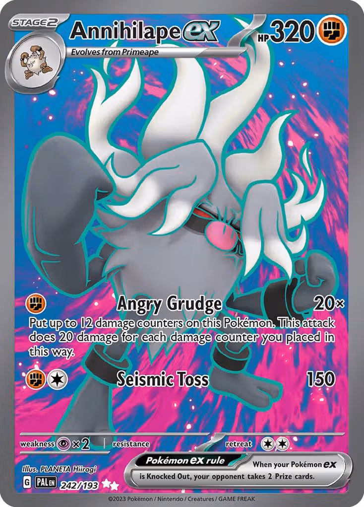 Annihilape ex 242/193 Pokemon card