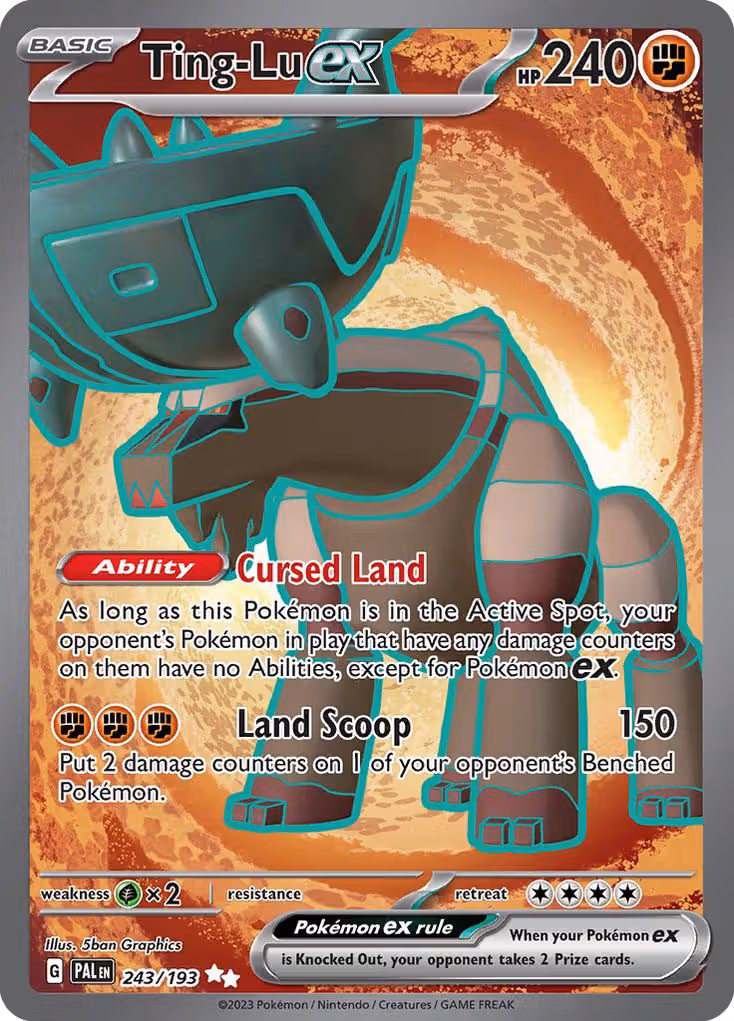 Ting-Lu ex 243/193 Pokemon card