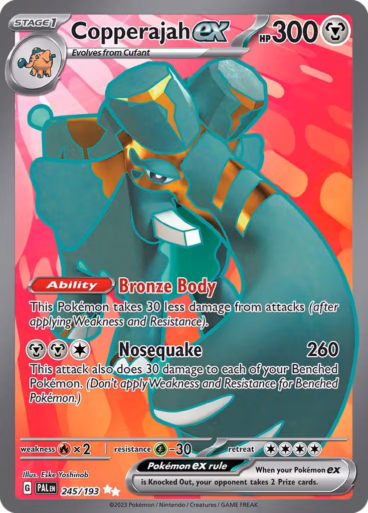 Copperajah ex 245/193 Pokemon card