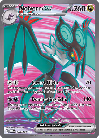 Noivern ex 246/193 Pokemon card