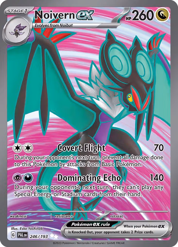 Noivern ex 246/193 Pokemon card