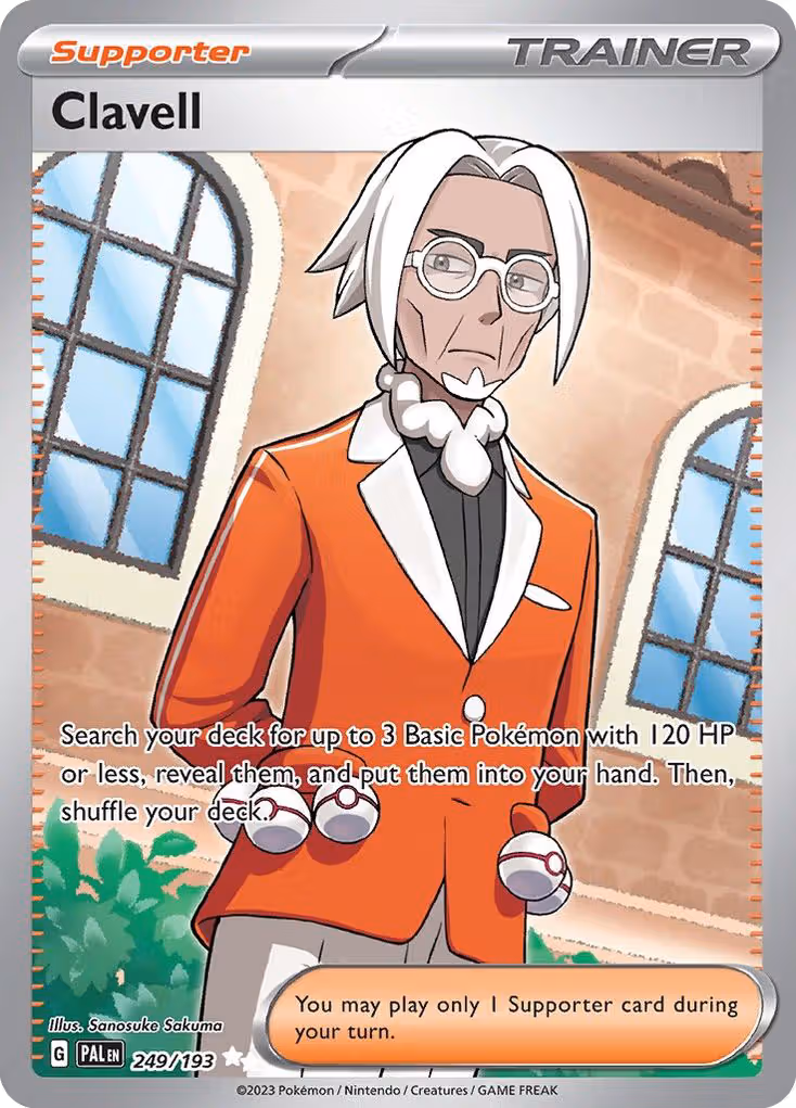 Clavell 249/193 Pokemon card