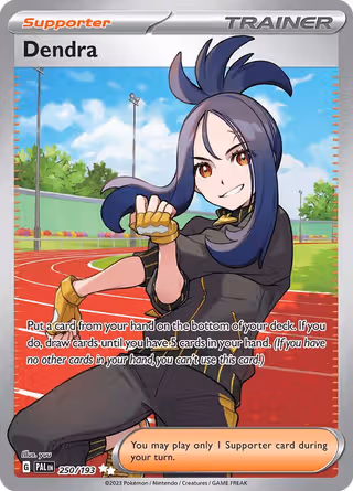 Dendra 250/193 Pokemon card