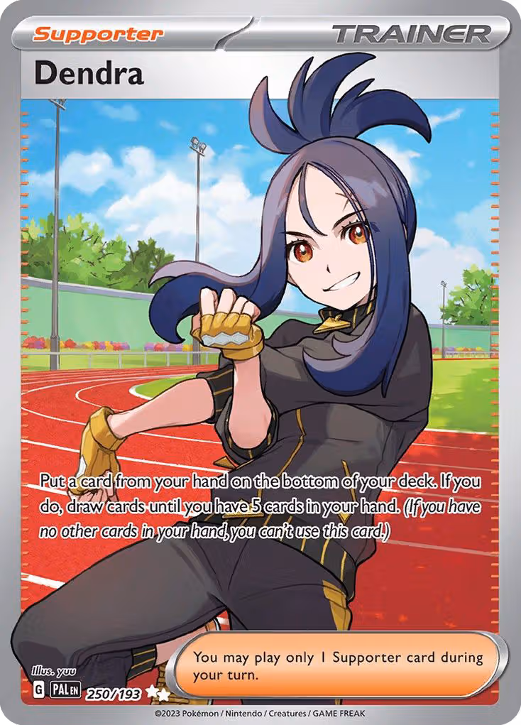 Dendra 250/193 Pokemon card