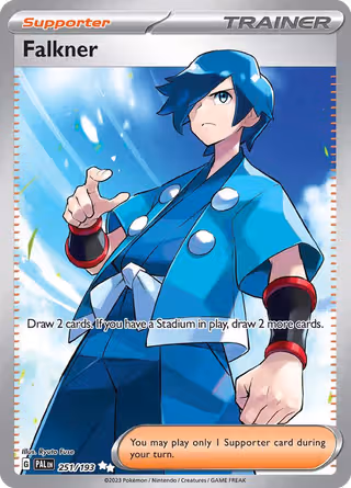 Falkner 251/193 Pokemon card