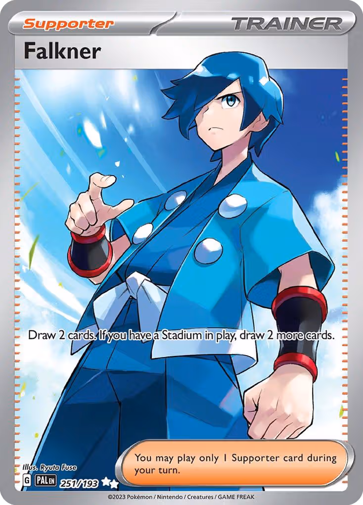 Falkner 251/193 Pokemon card