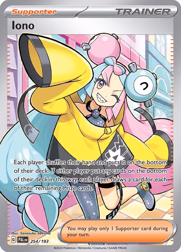Iono 254/193 Pokemon card