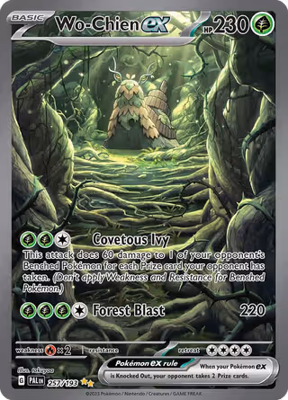 Wo-Chien ex 257/193 Pokemon card