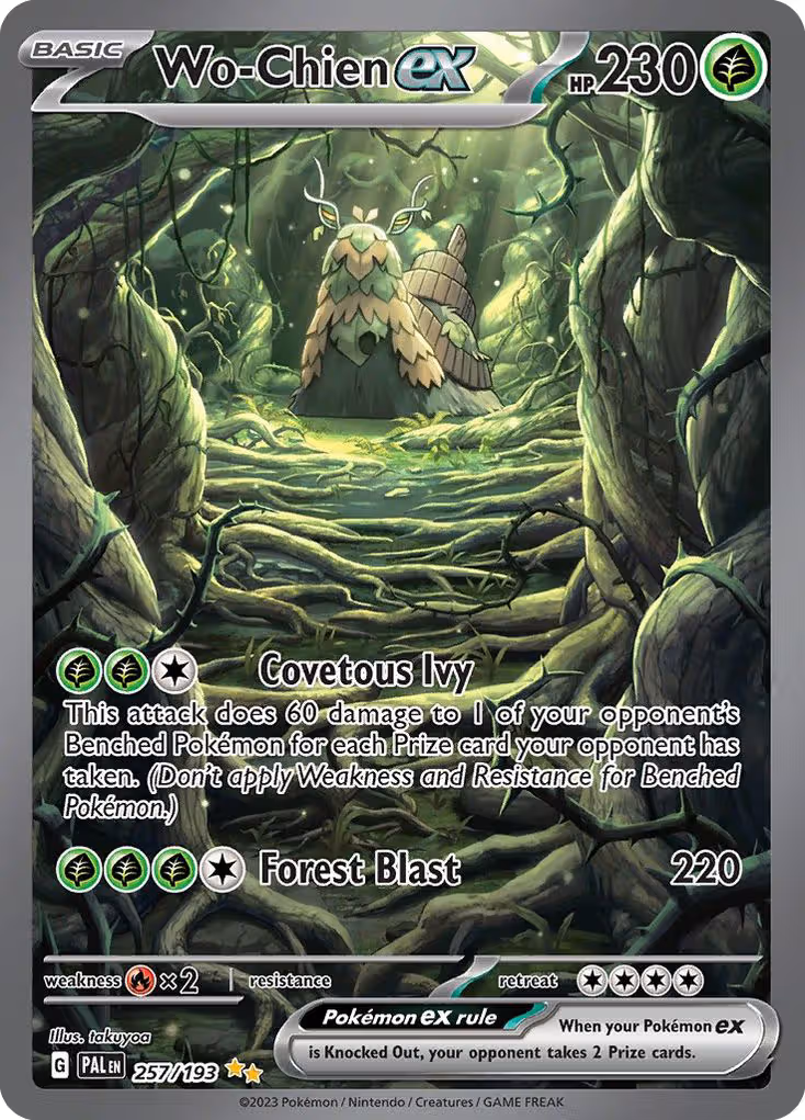 Wo-Chien ex 257/193 Pokemon card
