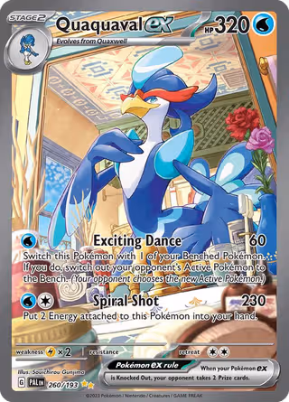 Quaquaval ex 260/193 Pokemon card