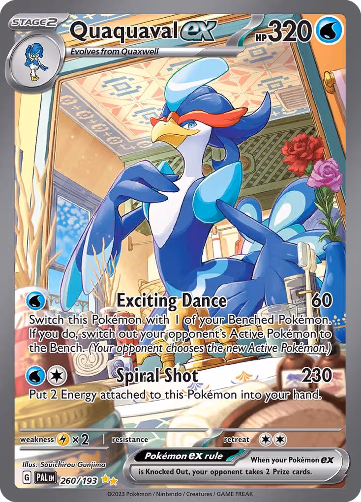 Quaquaval ex 260/193 Pokemon card