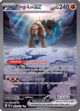 Ting-Lu ex 263/193 Pokemon card