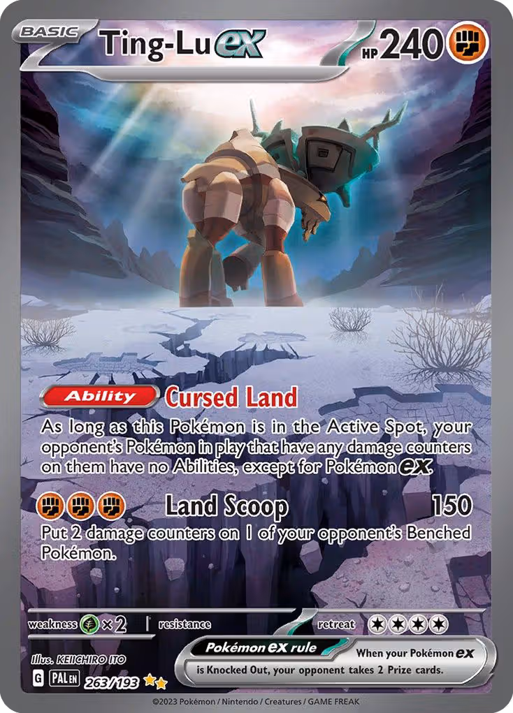 Ting-Lu ex 263/193 Pokemon card