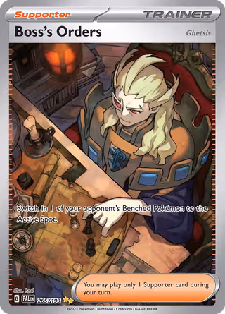 Boss's Orders 265/193 Pokemon card