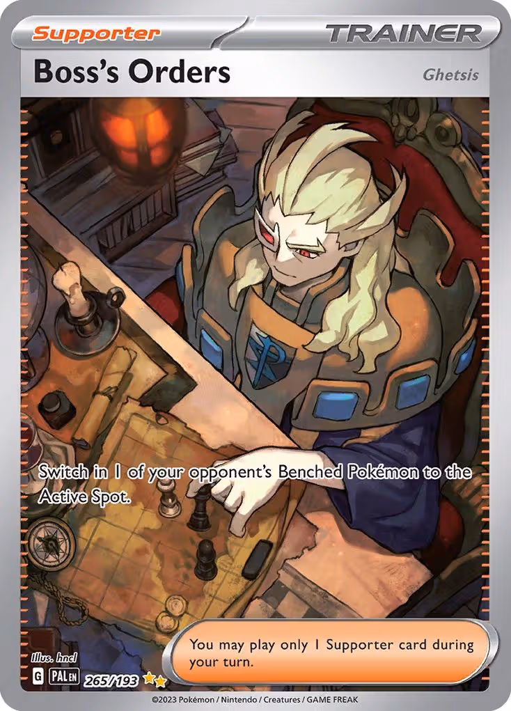 Boss's Orders 265/193 Pokemon card