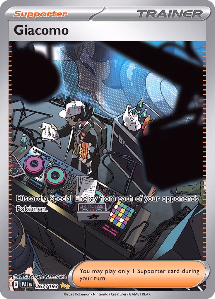 Giacomo 267/193 Pokemon card