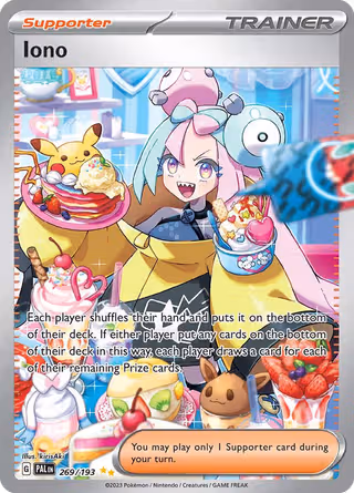 Iono 269/193 Pokemon card