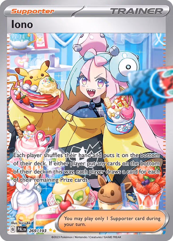 Iono 269/193 Pokemon card