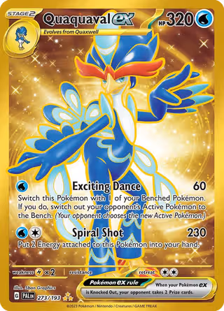 Quaquaval ex 273/193 Pokemon card