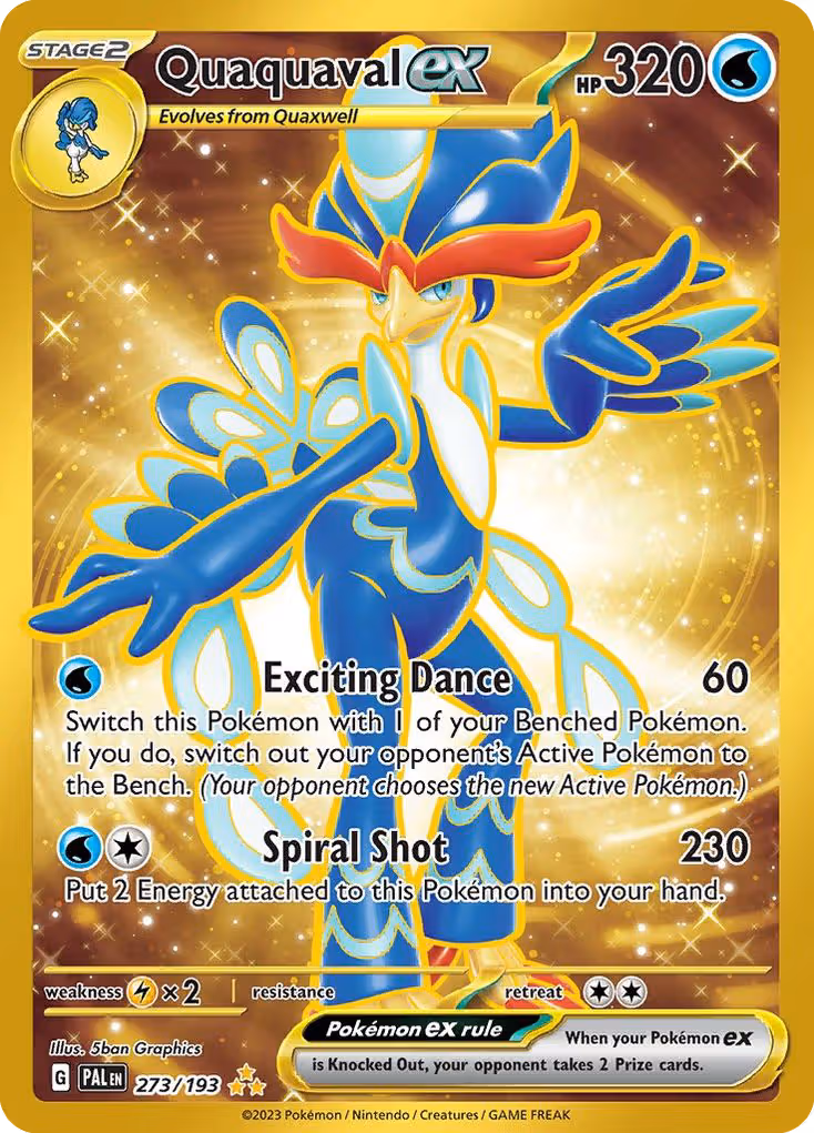 Quaquaval ex 273/193 Pokemon card