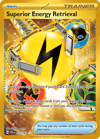 Superior Energy Retrieval 277/193 Pokemon card