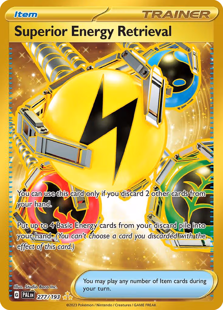 Superior Energy Retrieval 277/193 Pokemon card