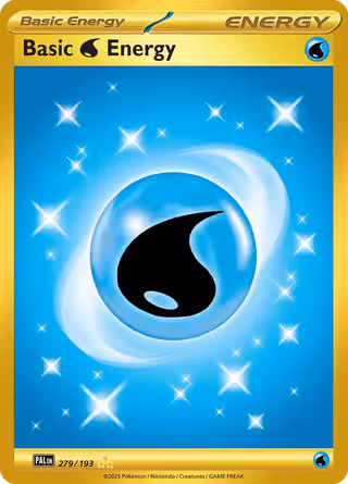 Basic Water Energy 279/193 Pokemon card