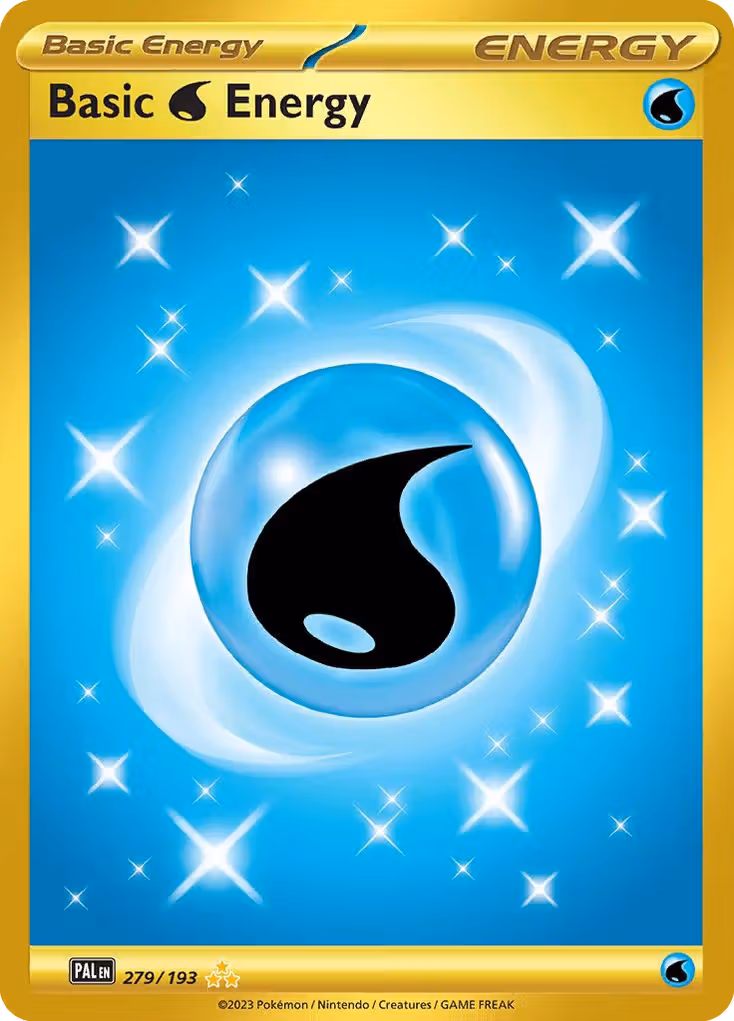 Basic Water Energy 279/193 Pokemon card