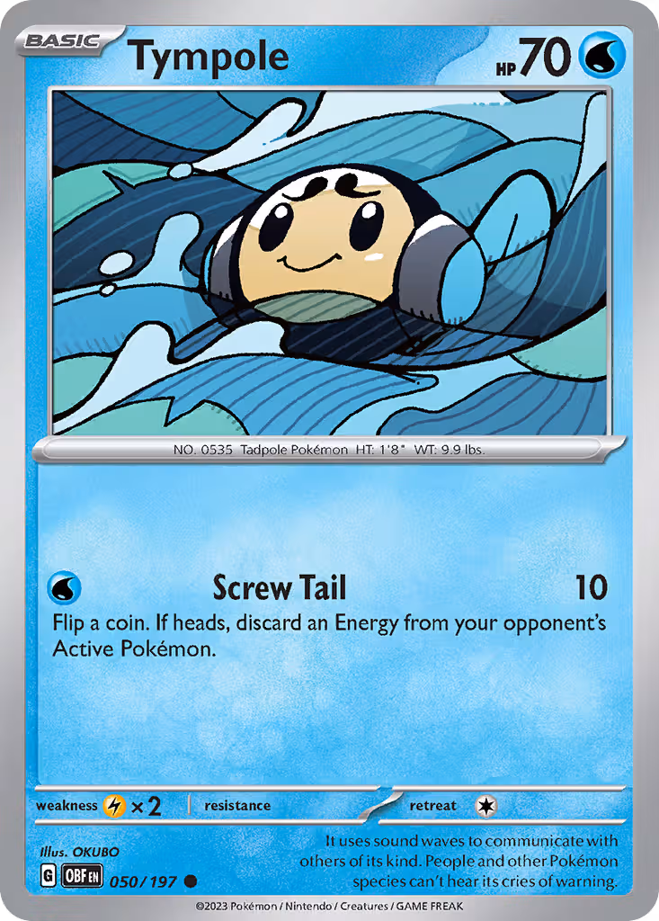 Tympole 50/197 Pokemon card