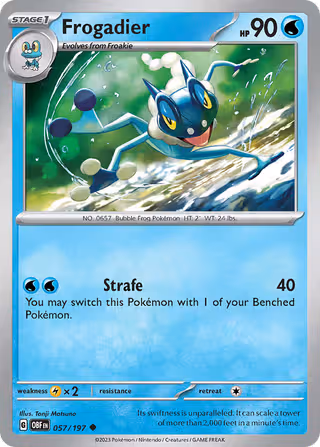 Frogadier 57/197 Pokemon card