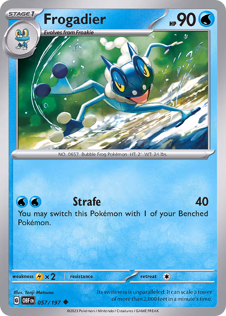 Frogadier 57/197 Pokemon card