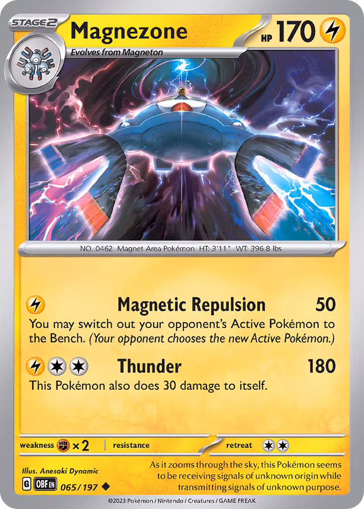 Magnezone 65/197 Pokemon card