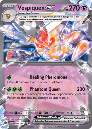 Vespiquen ex 96/197 Pokemon card