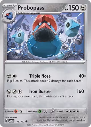Probopass 146/197 Pokemon card