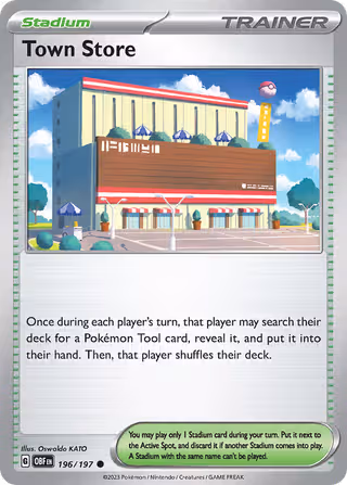 Town Store 196/197 Pokemon card