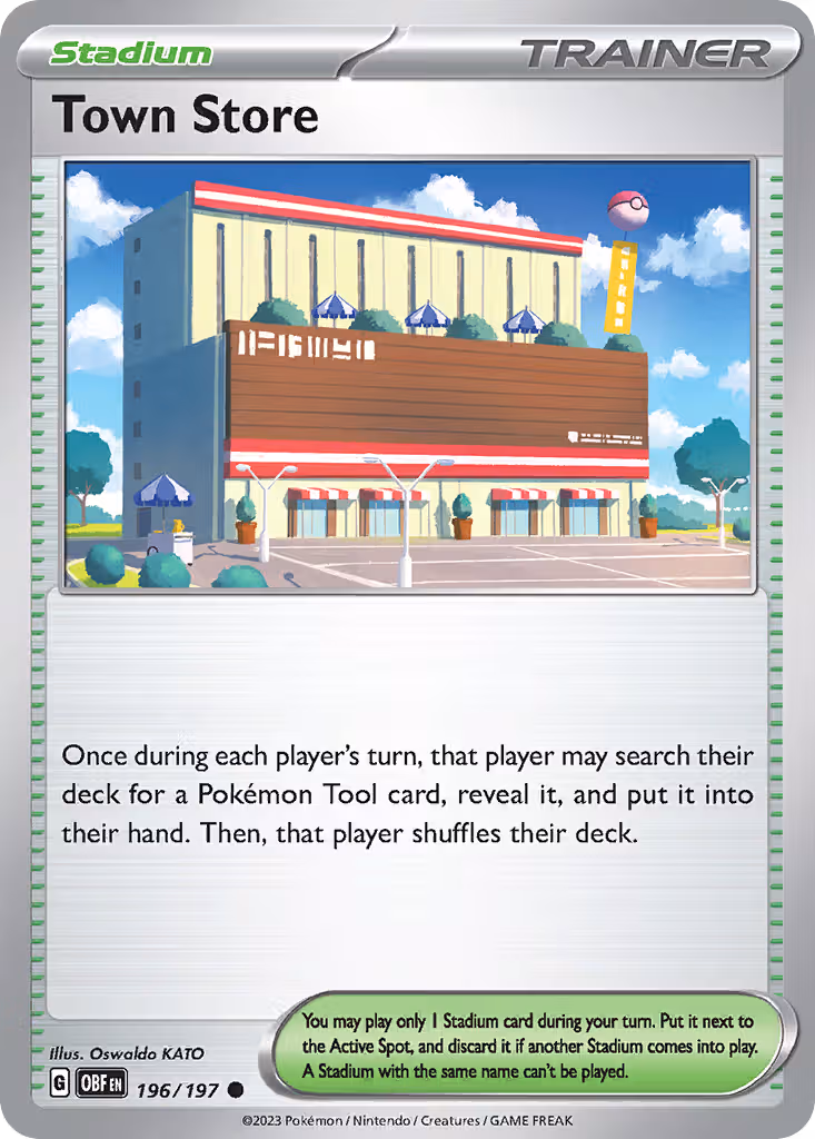 Town Store 196/197 Pokemon card