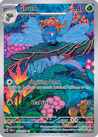 Gloom 198/197 Pokemon card