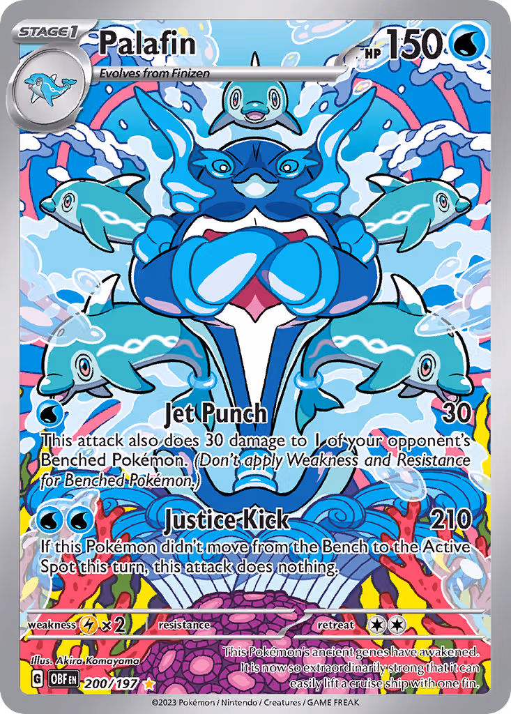 Palafin 200/197 Pokemon card