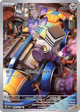 Varoom 206/197 Pokemon card