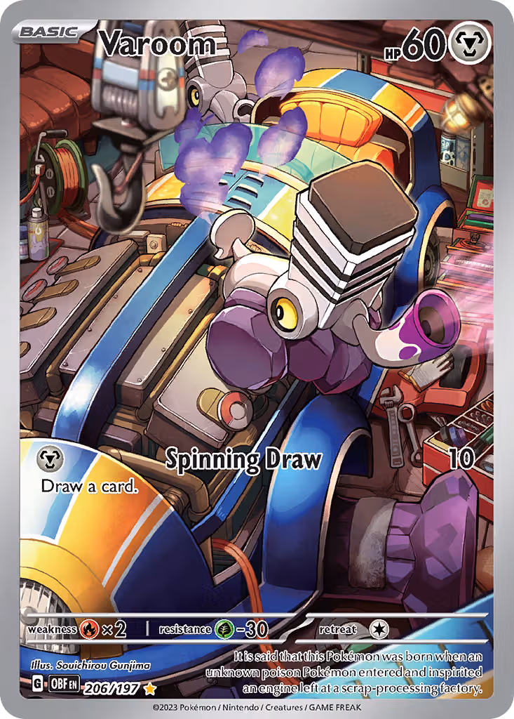 Varoom 206/197 Pokemon card