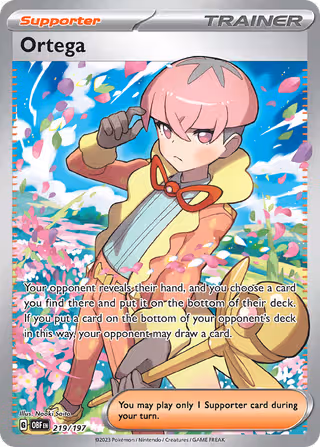 Ortega 219/197 Pokemon card