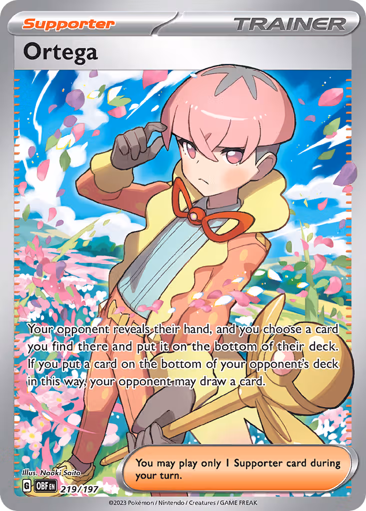 Ortega 219/197 Pokemon card