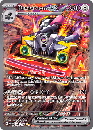 Revavroom ex 224/197 Pokemon card