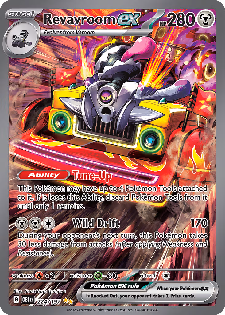Revavroom ex 224/197 Pokemon card